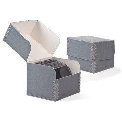 Storage Box for Cabinet Cards. Blue